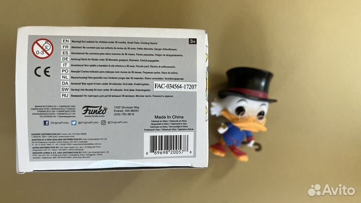 Фигурка funko pop 306 scrooge mcduck скрудж