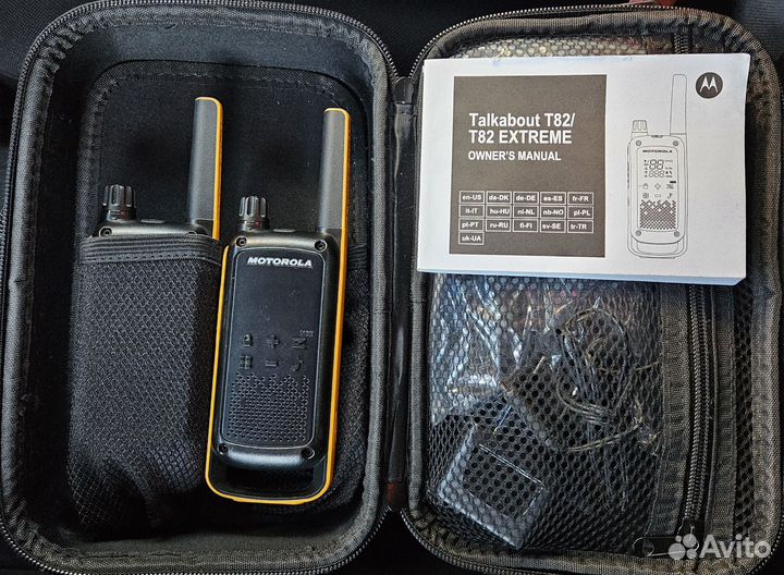 Рация motorola t82 2шт