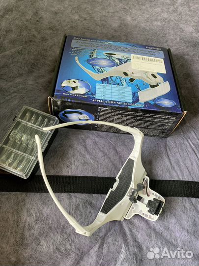 Очки лупа с подсветкой