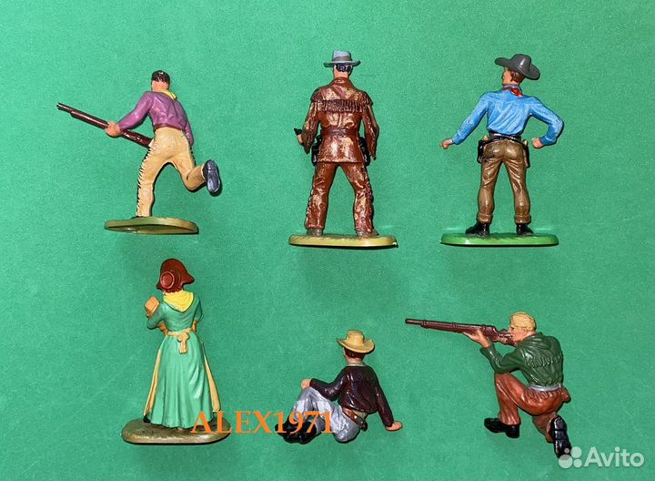 Elastolin Hausser, ковбои,солдатики,фигурки