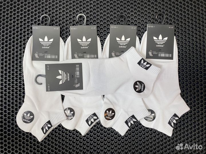 Носки мужские adidas 10 пар короткие