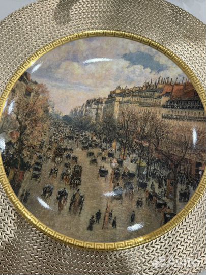 Тарелка декоративная. Фарфор. Эрмитаж