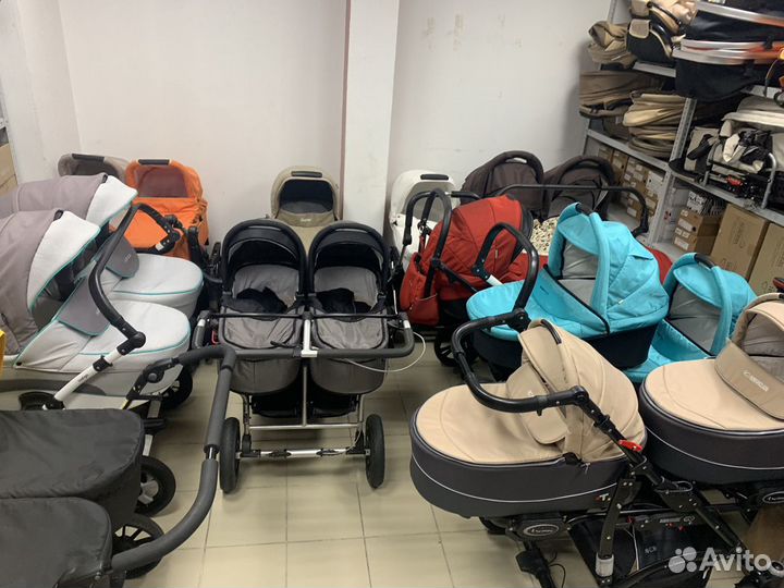 Большое поступление колясок для двоен