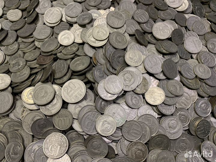 Советская мелочь. Монеты СССР. 10,15,20 копеек. 19