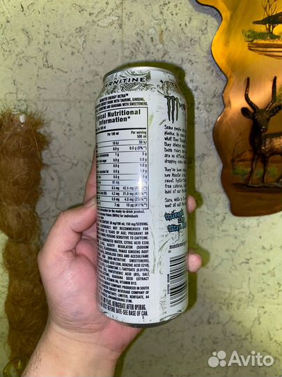 Банка Monster Energy из Африки