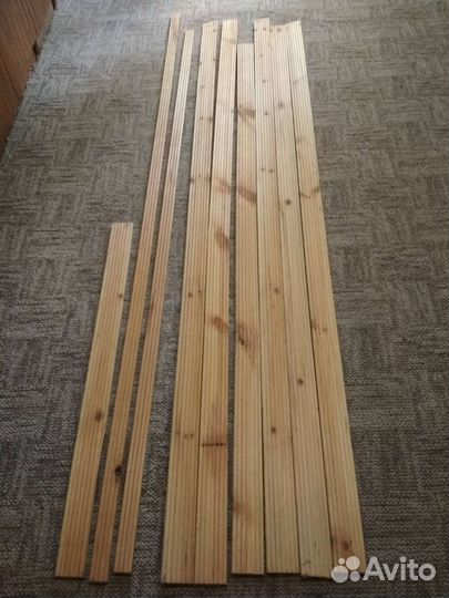 Рейки фигурные7шт/Полки 3шт