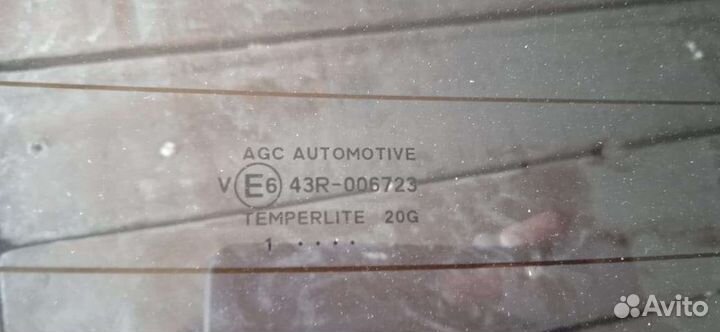 Стекло двери багажника Mitsubishi outlander 3