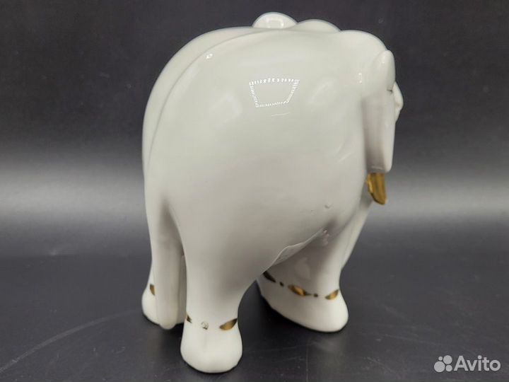 Фарфоровая статуэтка Слон Слоник фарфор лфз