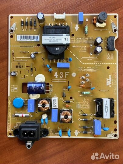 Eax67264001(1.5) lgp43dj-17f1 от Lg 43lk5910plc