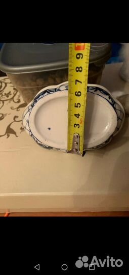 Сахарница-конфетница гжель