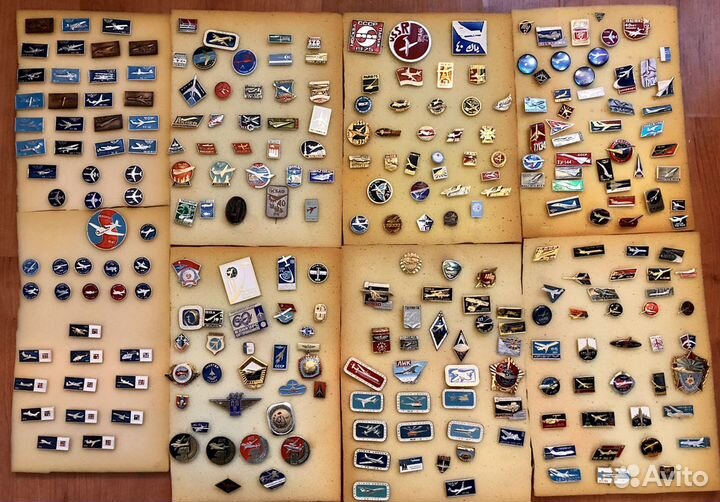 Коллекция авиация - значки СССР