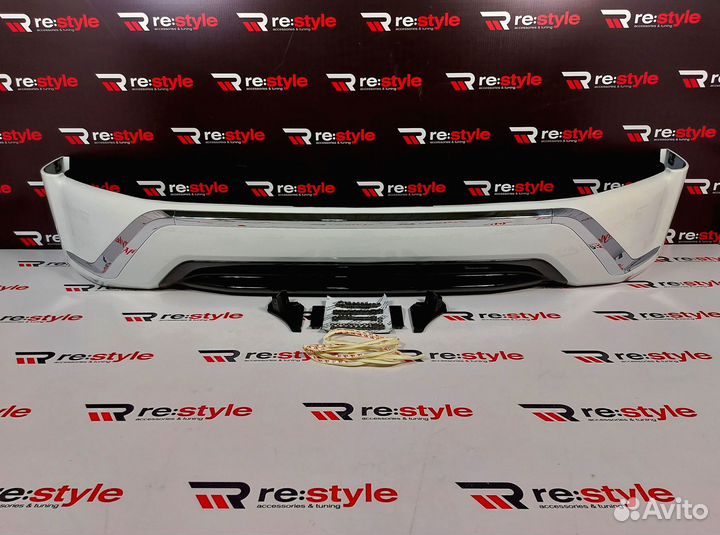 Губа передняя Toyota Land Cruiser 200 3м c16г ksPt