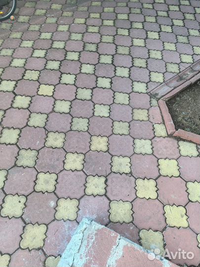 Тротуарная плитка бу
