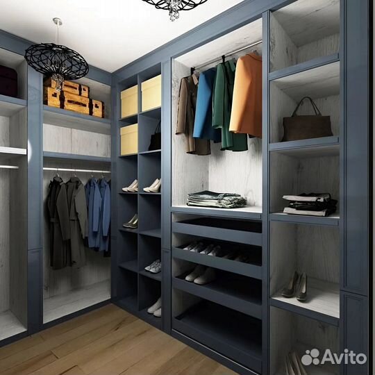 Гардеробная на заказ в рассрочку