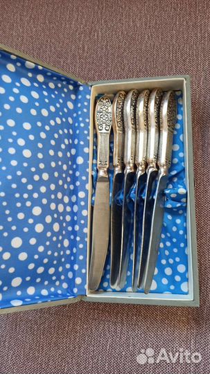 Набор столовых приборов мельхиор СССР