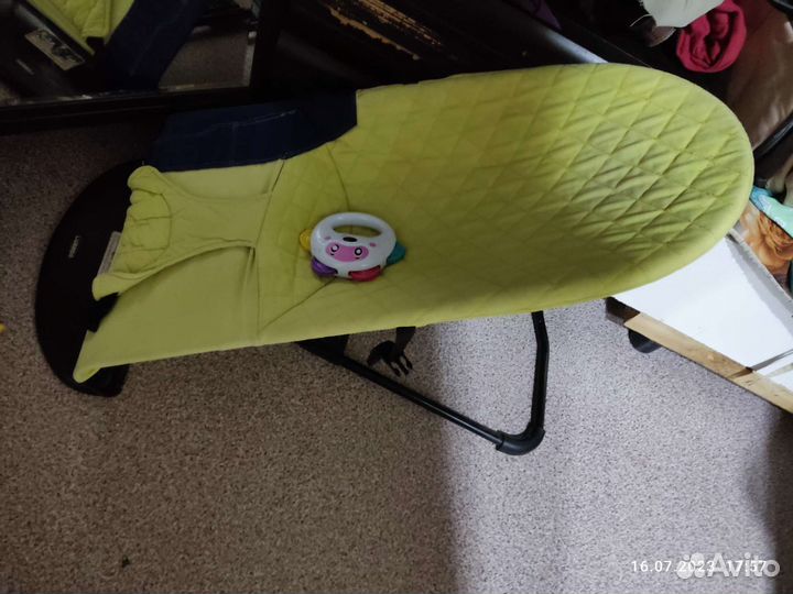 Детские качели шезлонг