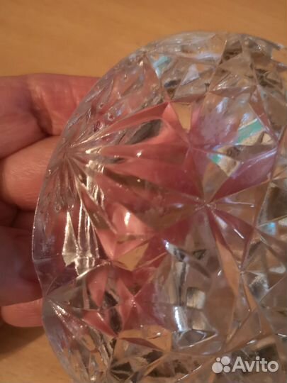 Хрустальная пепельница. СССР. Редкая