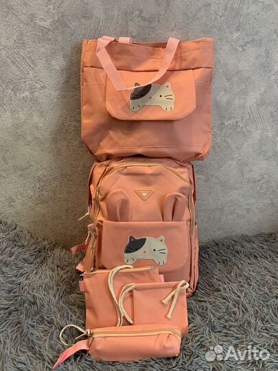 Школьный рюкзак, портфель, сумка, ранец 5 в 1