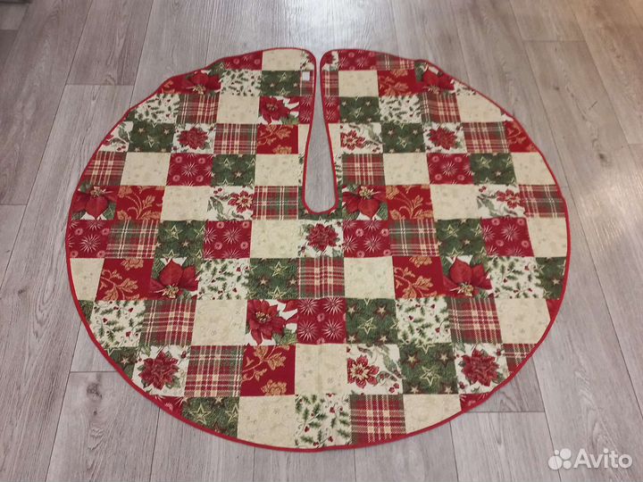 Салфетки новогодние и коврик под елку