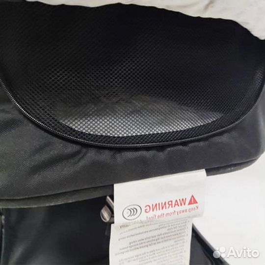 Детская коляска Luxmom 608 (2в1), цвет черный. AV-20250310