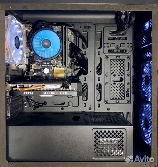 Игровой пк I7 7700/16GB/GTX1660 Super/SSD+HDD