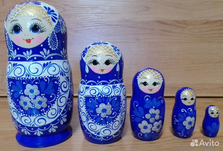 Матрешки 5в 1 большие