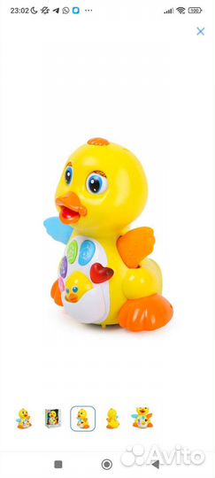 Развивающая игрушка Утка