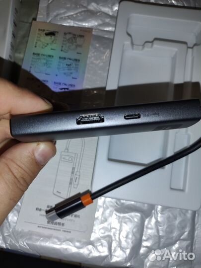 USB хаб 4 in 1 Baseus (Type-C to hdmi) Новый