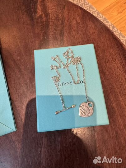 Tiffany колье серебро