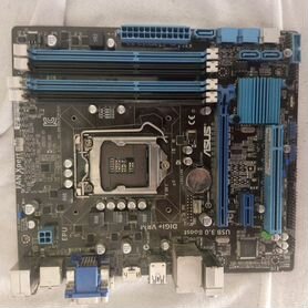 Материнская плата asus LGA1155 B75M-plus B75