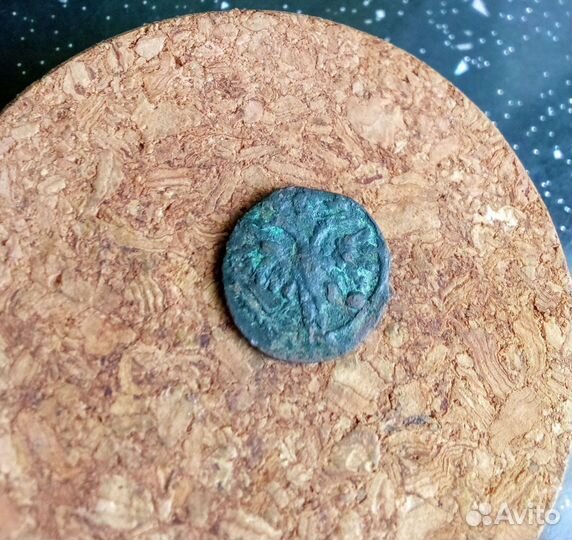 Полушка 1719 года Оригинал