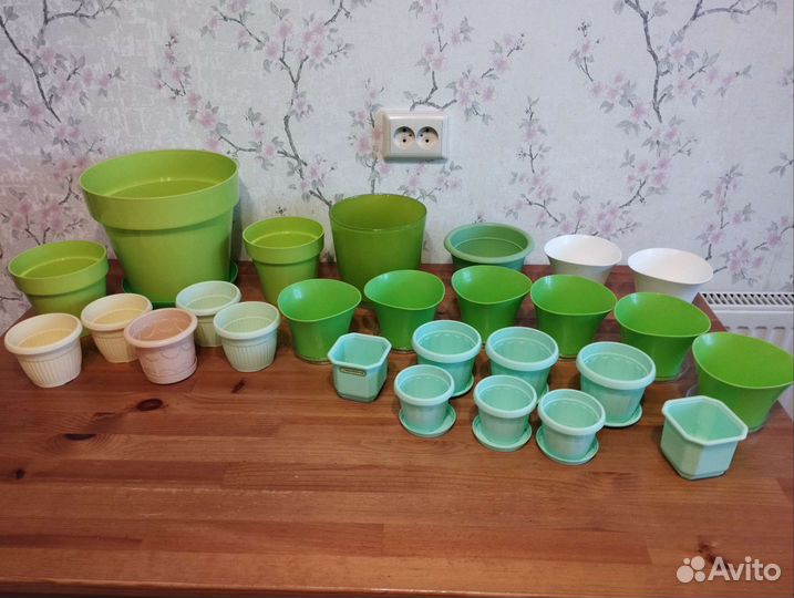 Цветочные горшки бу