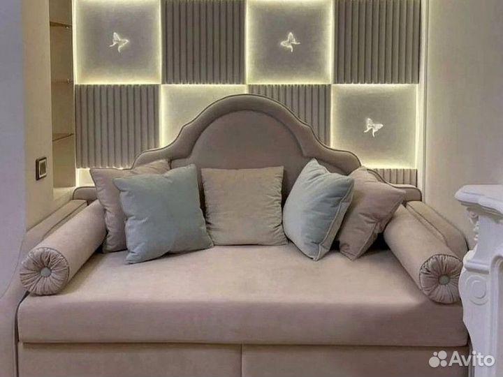Кровать диван детская мягкая