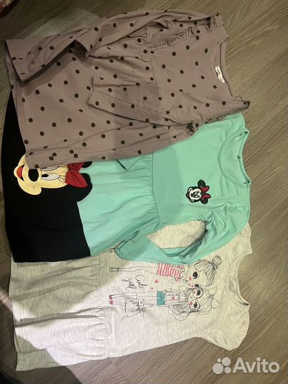 Детские вещи пакетом на девочку 110