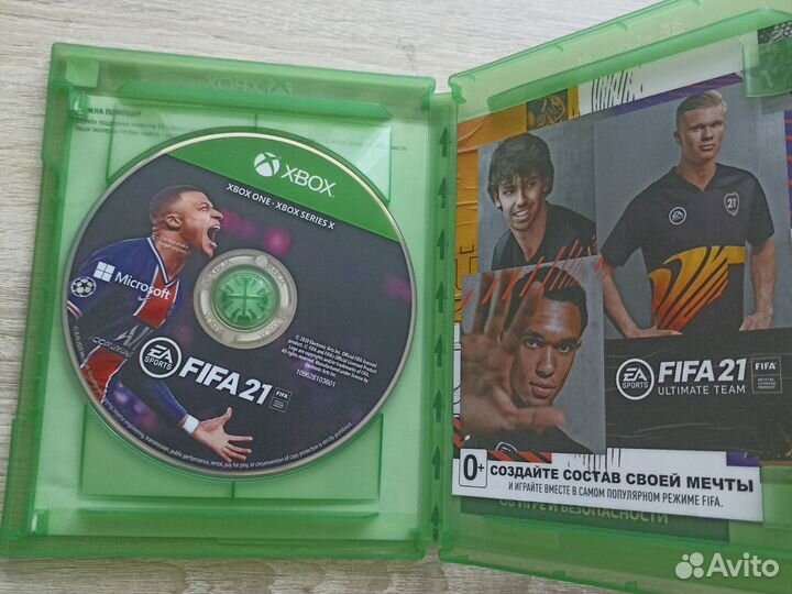 FIFA 21 xbox one диск