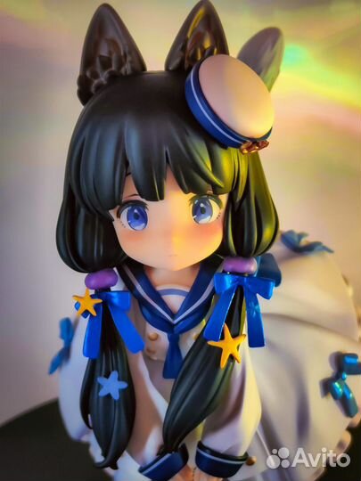 Аниме Фигурка Tea Time Cats - Cow Cat - Оригинал