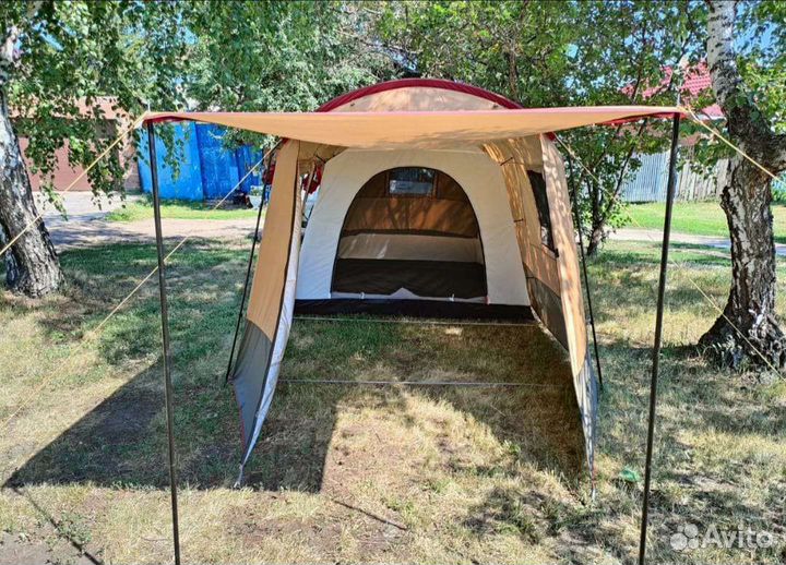 Палатка(120+145+240)х260х195 4-местная 2комнатная