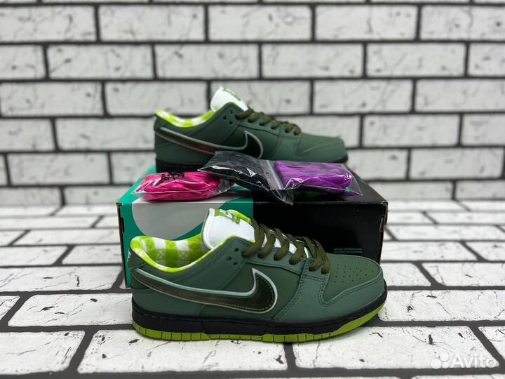 Кроссовки Nike SB Dunk Low Concepts Green Lobster