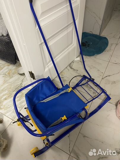 Детские санки с колесами