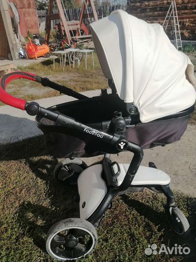 Коляска 2 в 1 эко кожа