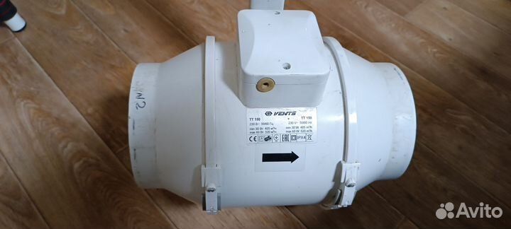 Вентилятор вытяжной канальный vents TT 150 бу