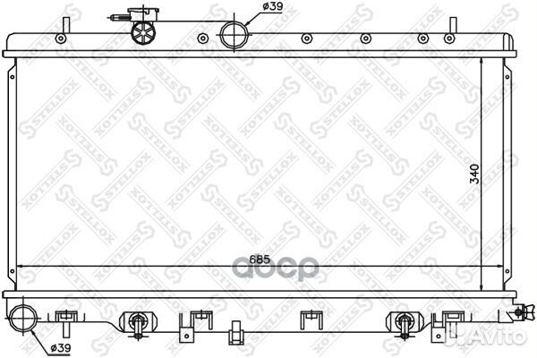 10-25144-SX радиатор системы охлаждения АКПП S