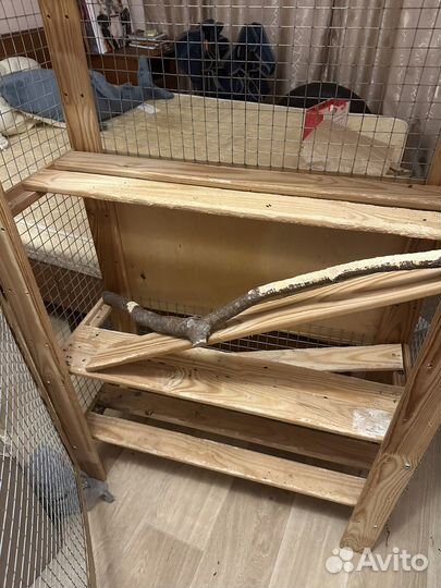 Стеллаж IKEA сделаный под клетку для грызунов