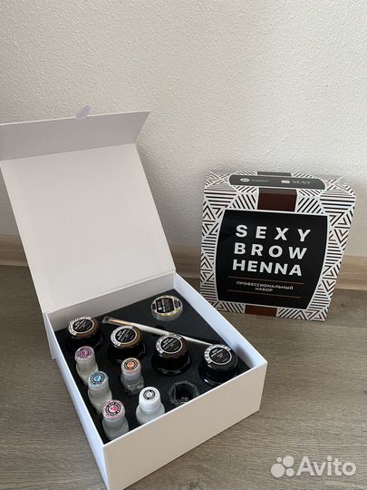 Набор хны для бровeй sexy brow henna