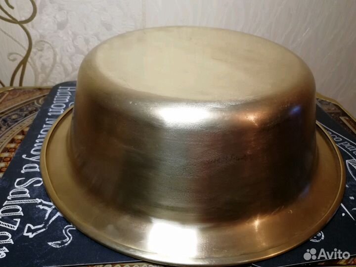 Таз медный, латунный ссср. (новый) Клеймо