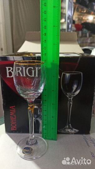 Рюмки фужеры богемия