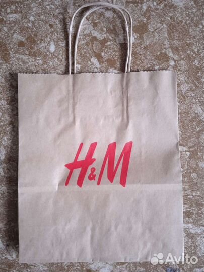 Крафтовые пакеты Zara и H&M