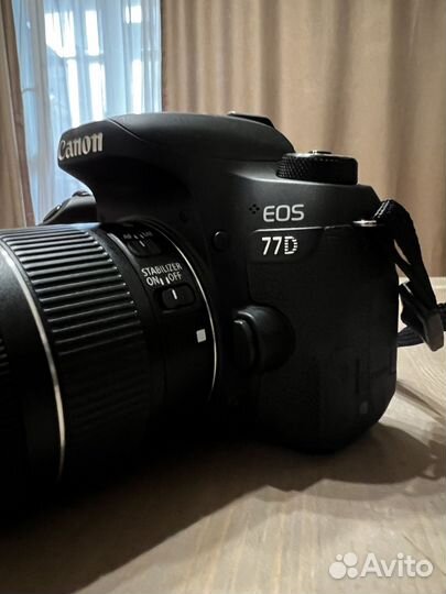 Зеркальный фотоаппарат canon 77D