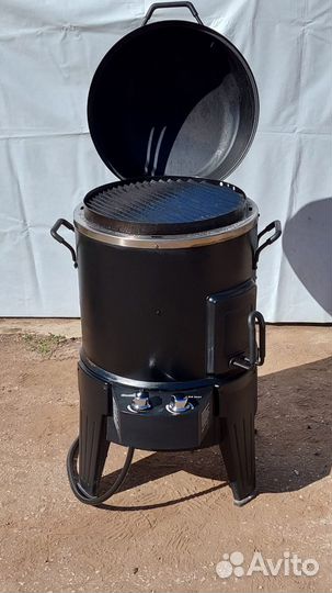 Коптильня + Газовый гриль Char-Broil Big Easy