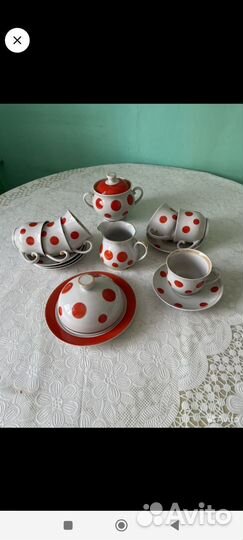 Остатки чайных сервизов
